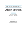 Image for The Collected Papers of Albert Einstein, Volume 3 (English) : The Swiss Years: Writings, 1909-1911. (English translation supplement)