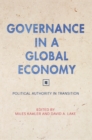 Image for Governance in a global economy  : political authority in transition