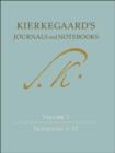 Image for Kierkegaard&#39;s journals and notebooksVol. 3: Notebooks 1-15
