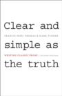 Image for Clear and simple as the truth  : writing classic prose