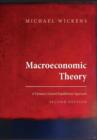 Image for Macroeconomic theory  : a dynamic general equilibrium approach