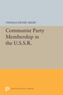 Image for Communist Party Membership in the U.S.S.R