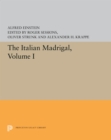 Image for Italian Madrigal: Volume I
