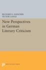 Image for New perspectives in German literary criticism  : a collection of essays