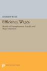 Image for Efficiency Wages : Models of Unemployment, Layoffs, and Wage Dispersion
