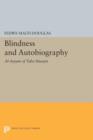 Image for Blindness and Autobiography : Al-Ayyam of Taha Husayn