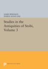 Image for Studies in the Antiquities of Stobi, Volume 3