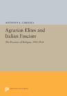 Image for Agrarian Elites and Italian Fascism