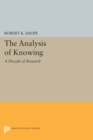 Image for The Analysis of Knowing