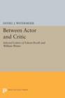 Image for Between actor and critic  : selected letters of Edwin Booth and William Winter