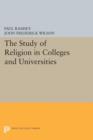 Image for The Study of Religion in Colleges and Universities