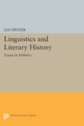 Image for Linguistics and Literary History