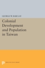 Image for Colonial Development and Population in Taiwan