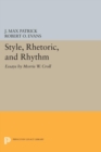 Image for Style, Rhetoric, and Rhythm : Essays by Morris W. Croll