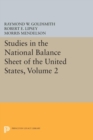 Image for Studies in the National Balance Sheet of the United States, Volume 2