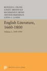 Image for English Literature, Volume 2 : 1939-1950