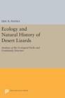 Image for Ecology and Natural History of Desert Lizards : Analyses of the Ecological Niche and Community Structure