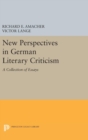 Image for New Perspectives in German Literary Criticism