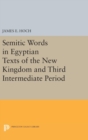 Image for Semitic Words in Egyptian Texts of the New Kingdom and Third Intermediate Period