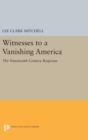 Image for Witnesses to a Vanishing America : The Nineteenth-Century Response