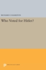 Image for Who Voted for Hitler?