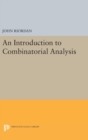 Image for An Introduction to Combinatorial Analysis