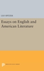 Image for Essays on English and American Literature