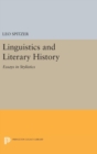 Image for Linguistics and Literary History