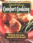 Image for Quick and Easy Comfort Cooking