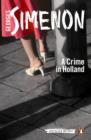 Image for A crime in holland