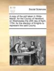 Image for A Copy of the Poll Taken in Wide-Marsh, for the County of Hereford, on Wednesday the 24th Day of April, 1754, for the Election of Knights to Represent the Said County