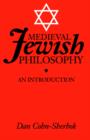 Image for Medieval Jewish philosophy  : an introduction