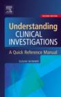 Image for Understanding clinical investigations  : a quick reference manual