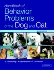 Image for Handbook of Behavior Problems of the Dog and Cat