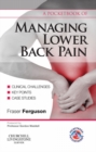 Image for A pocketbook of managing lower back pain