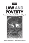 Image for Law and poverty : Perspectives from South Africa and beyond (2012)