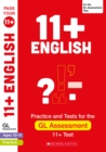 Image for 11+ English Practice and Test for the GL Assessment Ages 10-11