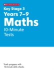 Image for KS3 Maths 10-Minute Tests Years 7-9
