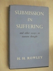 Image for Submission in Suffering and Other Essays on Eastern Thought
