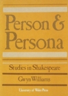 Image for Person and Persona Studies in Shakespeare