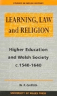 Image for Learning, Law and Religion