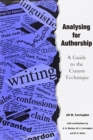 Image for Analysing for Authorship