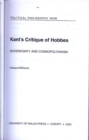 Image for Kant&#39;s critique of Hobbes  : sovereignty and cosmopolitanism