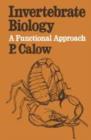 Image for Invertebrate Biology : A Functional Approach