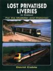 Image for Lost Liveries of Privatisation in Colour for the Modeller and Historian