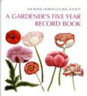 Image for RHS a Gardeners Five Year Record Book