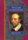 Image for WILLIAM SHAKESPEARE QUOTATIONS