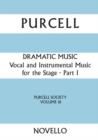 Image for Purcell Society Volume 16 - Dramatic Music Part 1 : Dramatic Music Part 1 (Full Score