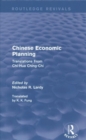 Image for Chinese Economic Planning : Translations From Chi-Hua Ching-Chi
