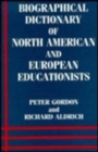 Image for Biographical Dictionary of North American and European Educationists